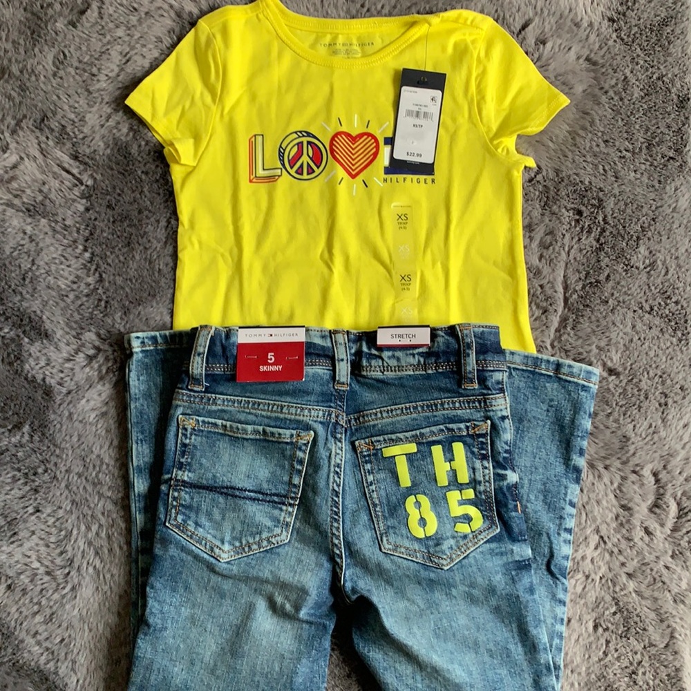 New with tag Tommy Hilfiger matching set